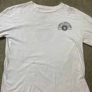 O’Neill boys white long sleeve size large cotton shirt